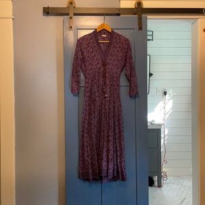 Purple pattern anohki dress